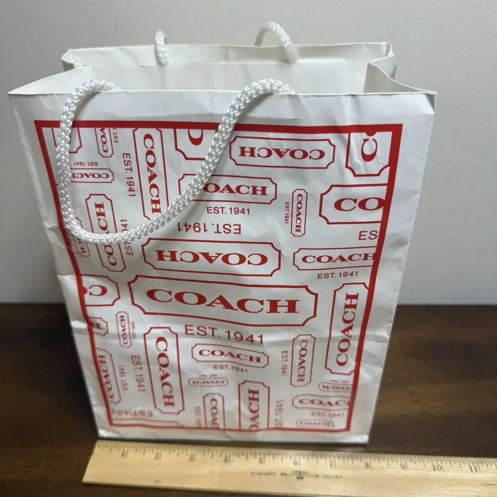 Coach 2011 Paper Gift Bag Medium 10